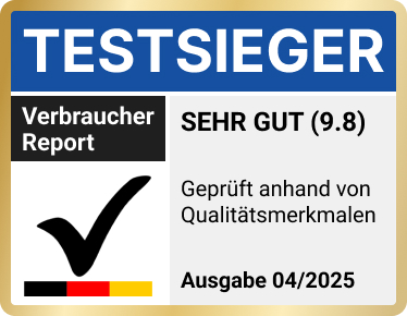 Testsieger-Siegel